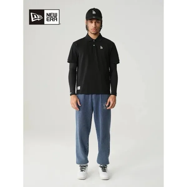 New Era MLB Team Polo Black / Gray / White Polo Tops Polo - 6