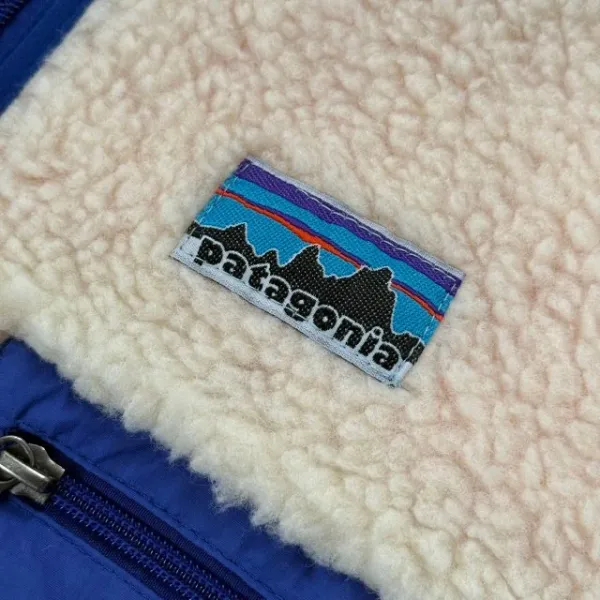 Patagonia Better Sweater Fleece Jacket Beige with Purple Accents Outerwear - 18