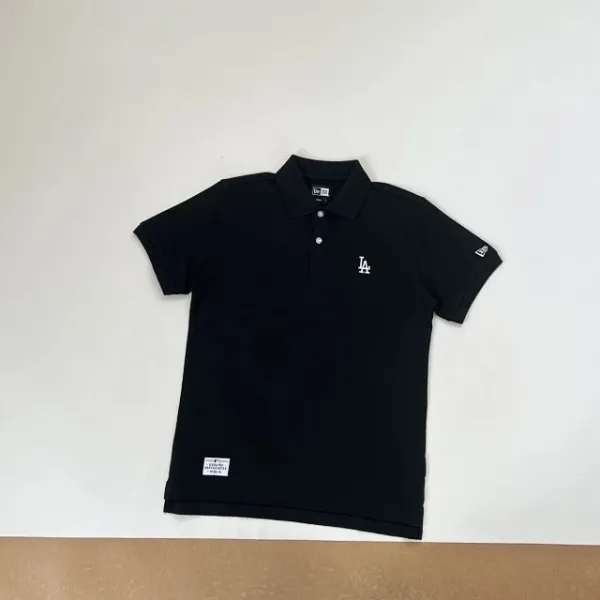 New Era MLB Team Polo Black / Gray / White Polo Tops Polo - 14