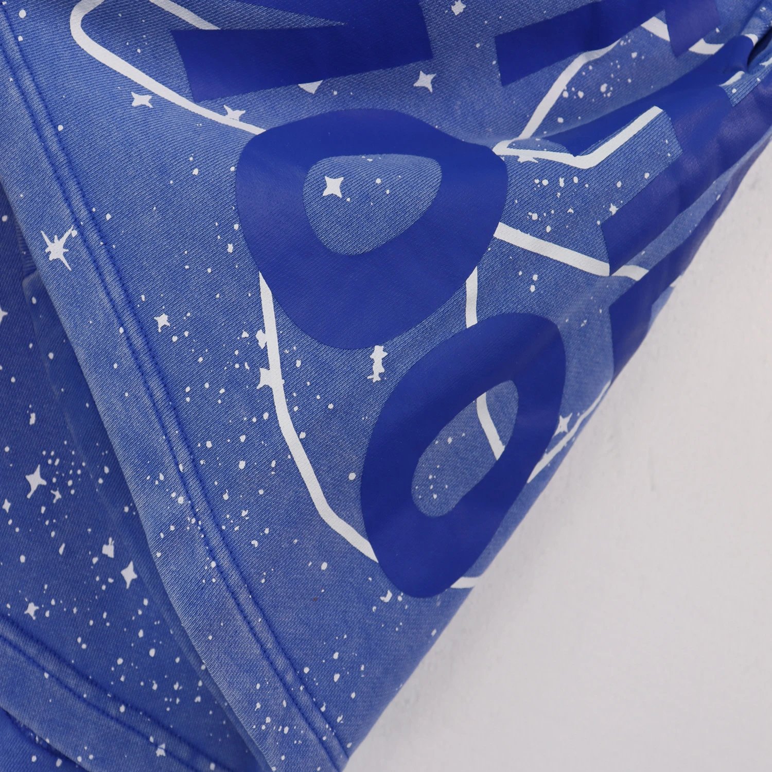 Space Print Shorts Black Blue Starry Graphic Casual Shorts