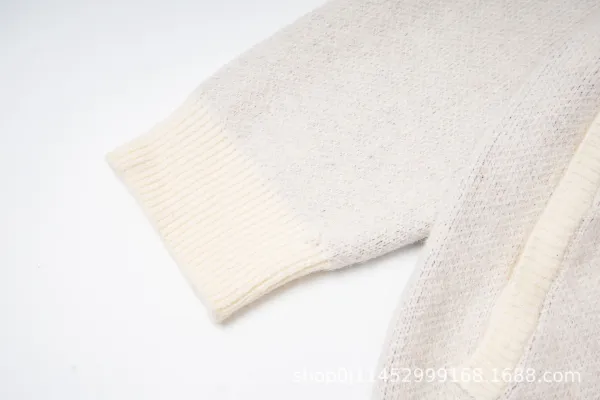 Corteiz Cross Stripe Knit Cardigan Beige Outerwear.cardigan - 10
