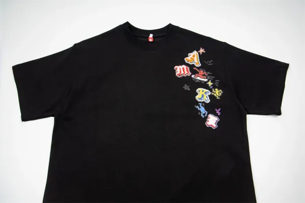 KAWS x Uniqlo Graphic Print Oversized T-Shirt Gray - 13