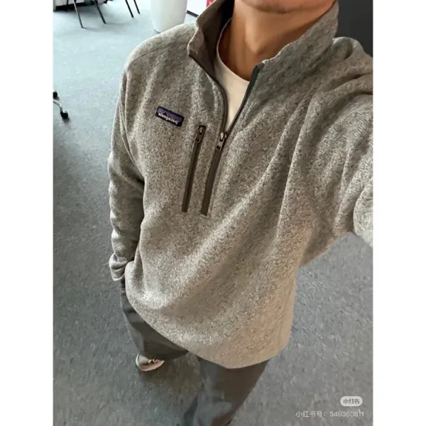 Patagonia Better Sweater Fleece 1 / 4-Zip Gray Outerwear - 12