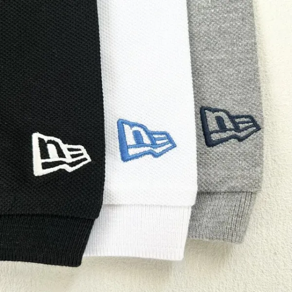New Era MLB Team Polo Black / Gray / White Polo Tops Polo - 23