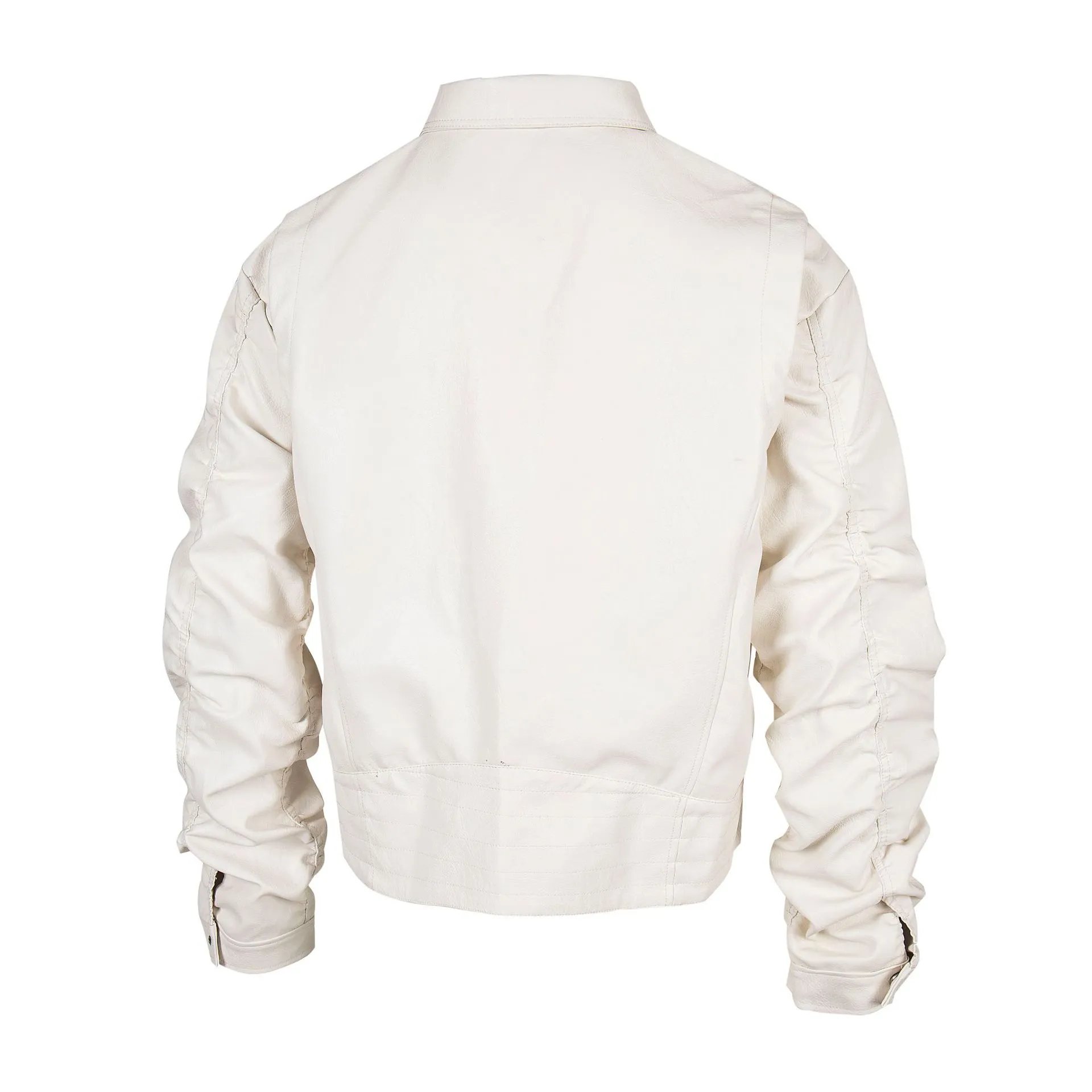 Design Cropped Utility Jacket Off-White Outerwear Jacket - 6