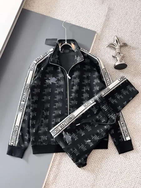 Dior Oblique Print Tracksuit Black - 1