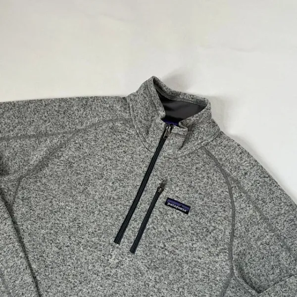 Patagonia Better Sweater Fleece 1 / 4-Zip Gray Outerwear - 33