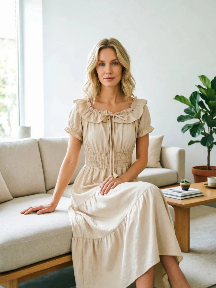 Design White Off-Shoulder Tiered Maxi Dress - 26