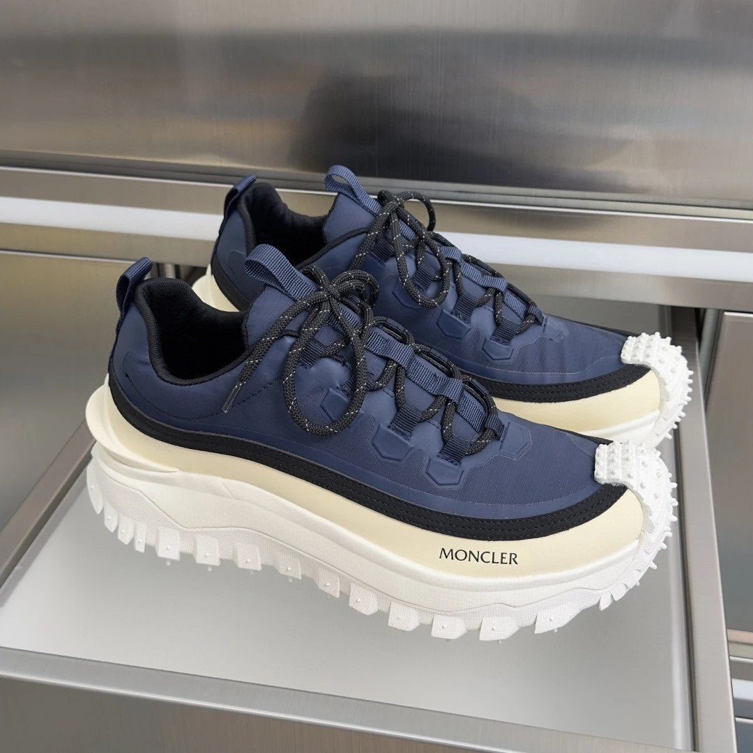 Moncler Trail Runner Beige Chunky Sneakers - 12