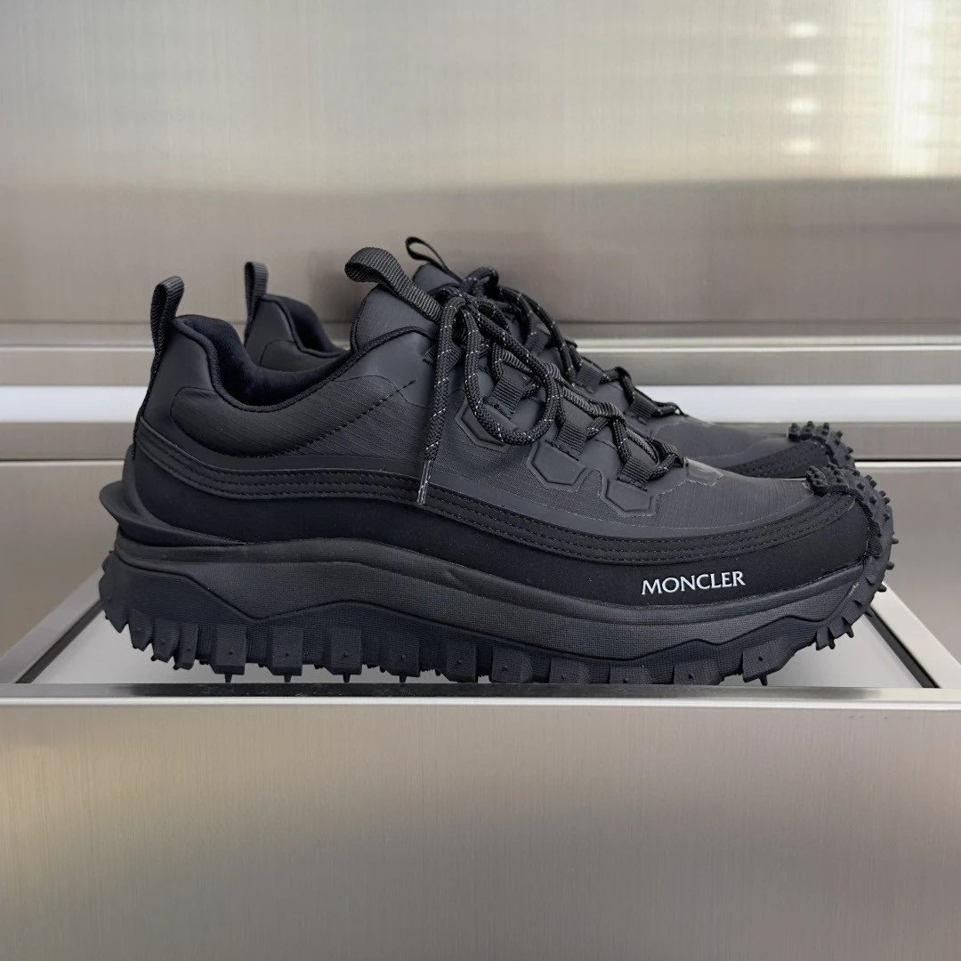 Moncler Trail Runner Beige Chunky Sneakers - 2