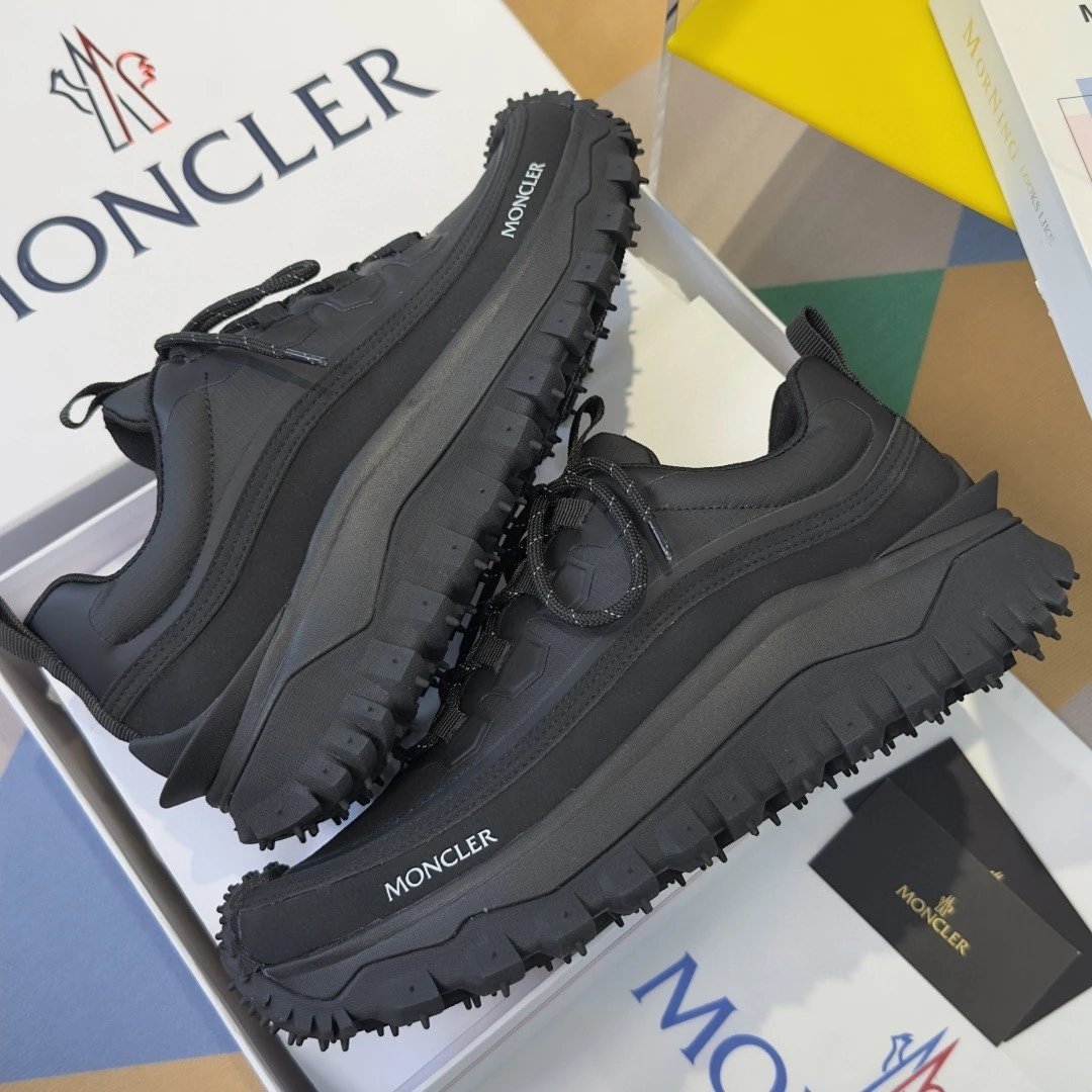 Moncler Trail Runner Beige Chunky Sneakers - 7