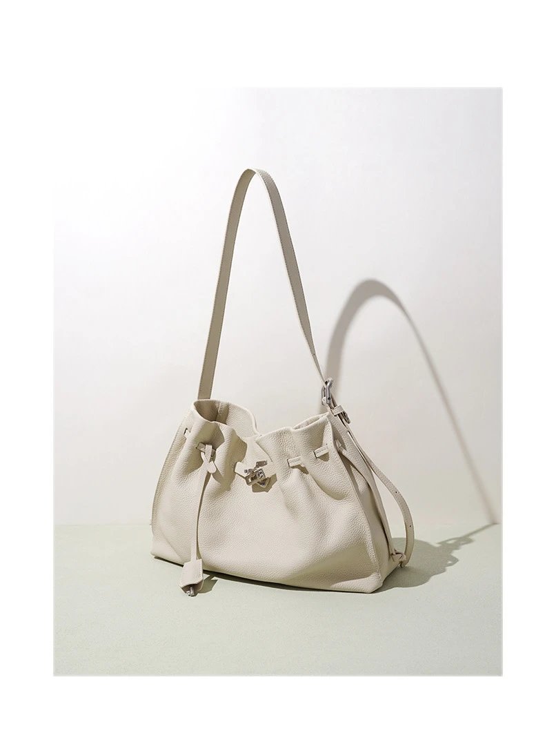 Hermès Picotin Lock Drawstring Bag Blue Togo Leather Shoulder Bag - 6