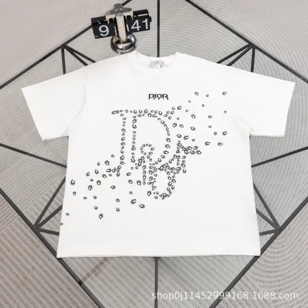 Dior Oblique Logo Print Black T-Shirt - 3