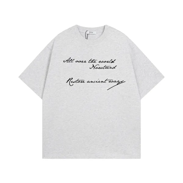 Design NTVG Restore Ancient Ways Oversized T-Shirt Gray T-Shirts - 1