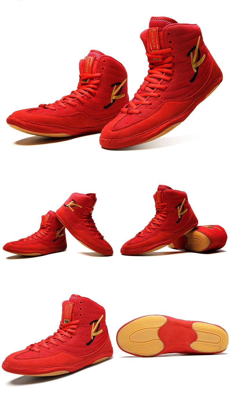 Design Ringside Impact 2 Red Wrestling Shoes Sneakers - 18