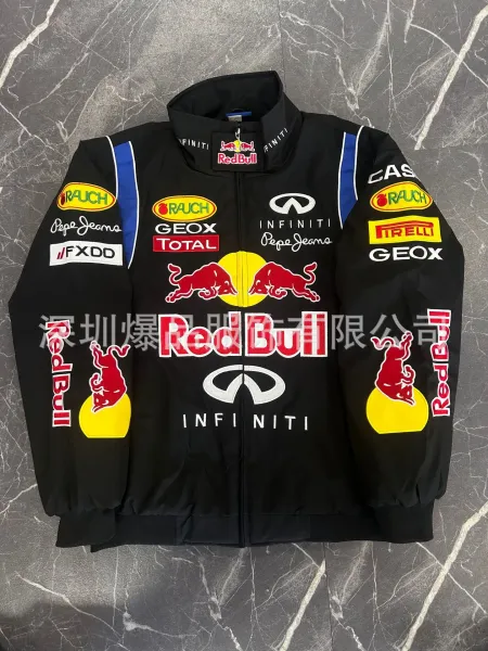 Design McLaren Mercedes-Benz F1 Team Inspired Racing Jacket Multicolor Outerwear - 47