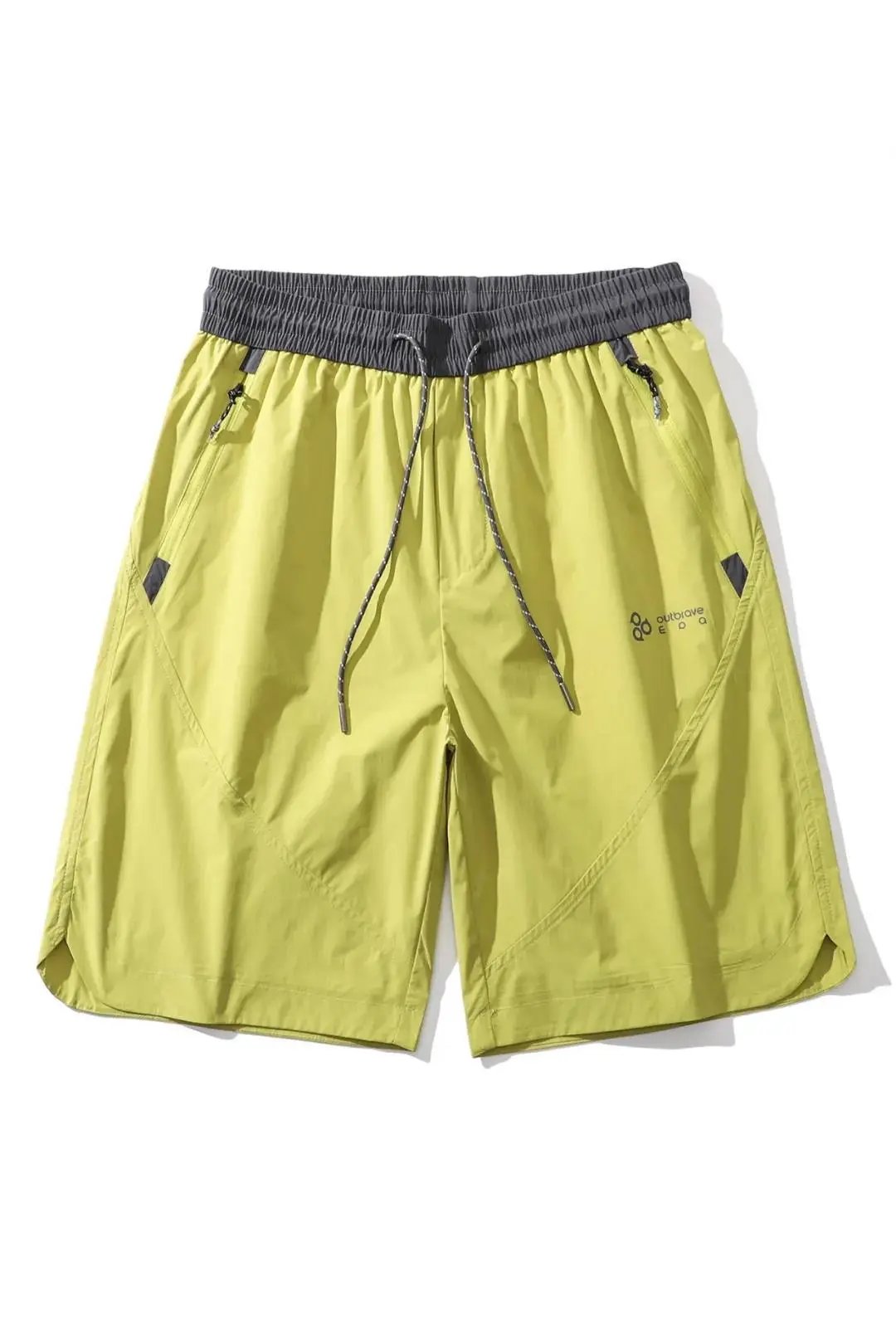 Design Outorave E.D.Q. Quick-Dry Performance Shorts Lime Green Shorts