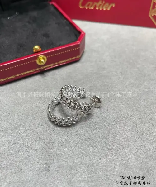 Cartier Clash de Cartier Earrings Silver Tone Jewelry - 1
