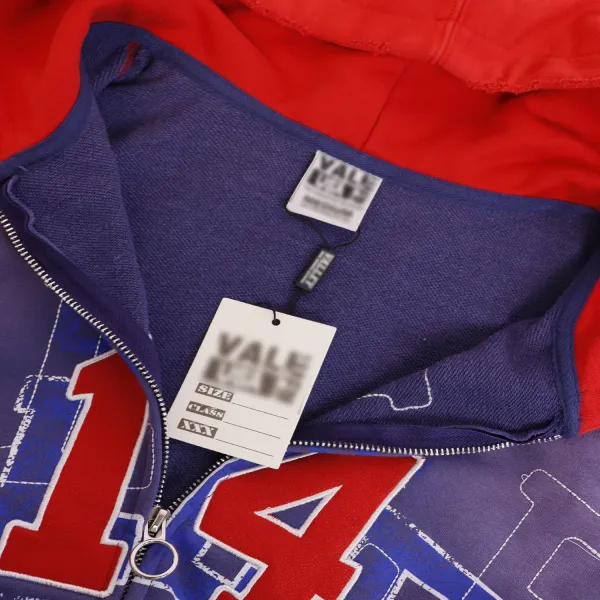 Design Valley 14 Ey - City of Dreams Black Purple Red Hoodie - 5