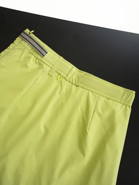 Design Wrap Skirt Shorts Lime Green Functional Sporty Shorts - 24