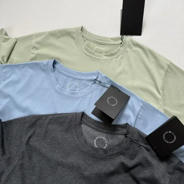 Design Yamatomichi Mountain and Road Pocket T-Shirt in Sage Green, Sky Blue, Charcoal Gray T-Shirts - 22
