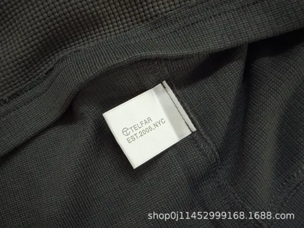 Telfar Thermal Waffle Knit Crewneck Sweatshirt Olive Green Sweater - 7