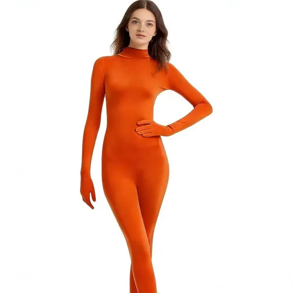 Design Full-Body Zentai Suit Pink Clothing - 7