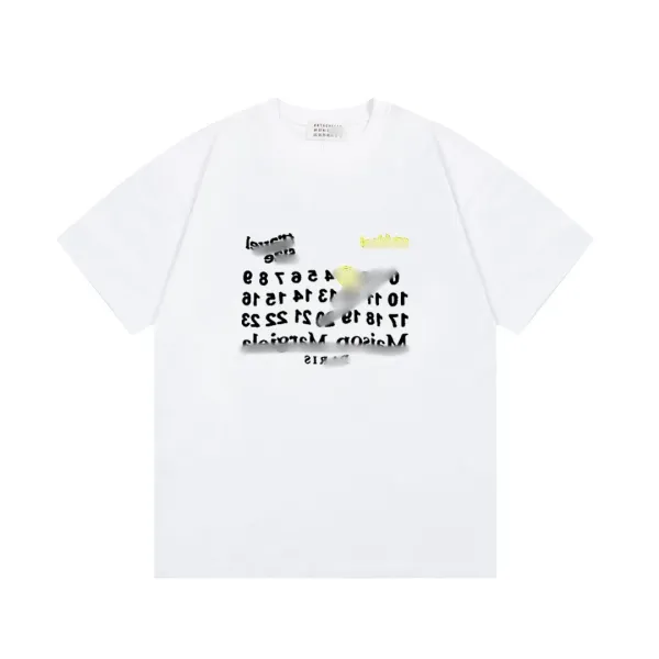 Maison Margiela Tabi Print White T-Shirt - 1
