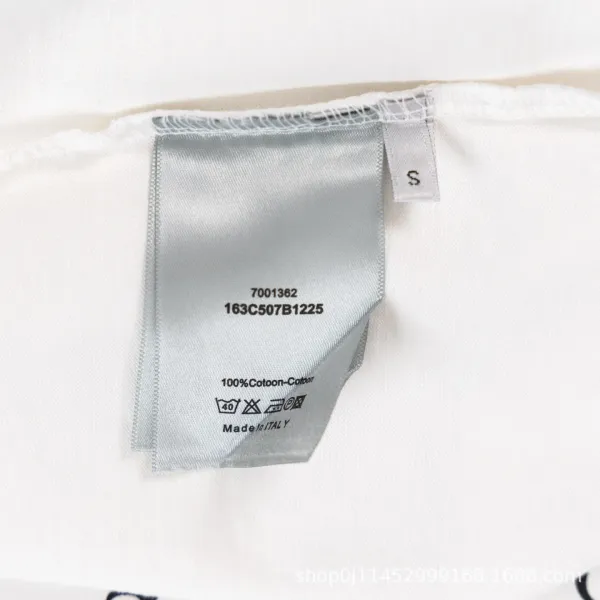 Dior Oblique Logo Print Black T-Shirt - 6