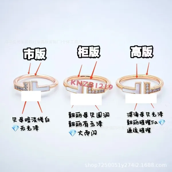 Design Silver Letter 'H' Ring Accessories Jewelry - 13