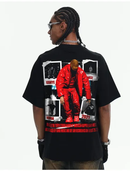 Design Kanye West Donda Album Art White T-Shirt T-Shirts - 19