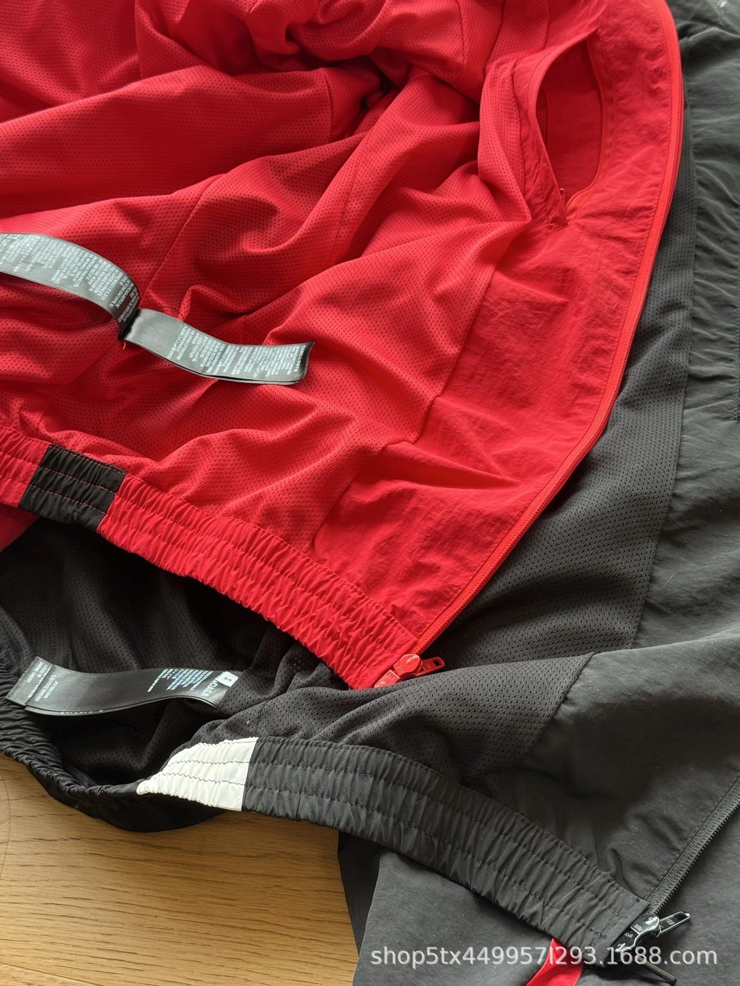 Design Windbreaker Jacket Black Red White Outerwear.windbreaker - 11