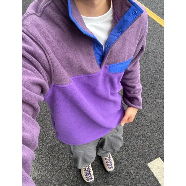 Patagonia Synchilla Snap-T Fleece Pullover Gray Tops - 21