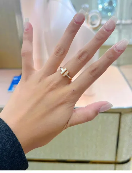 Design Silver Letter 'H' Ring Accessories Jewelry - 34