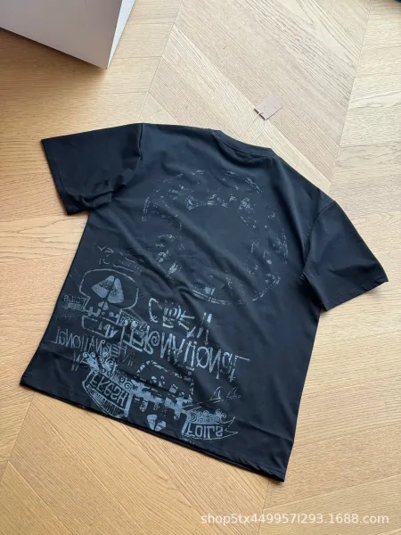 Design Skull Graphic Print Black T-Shirt - 7