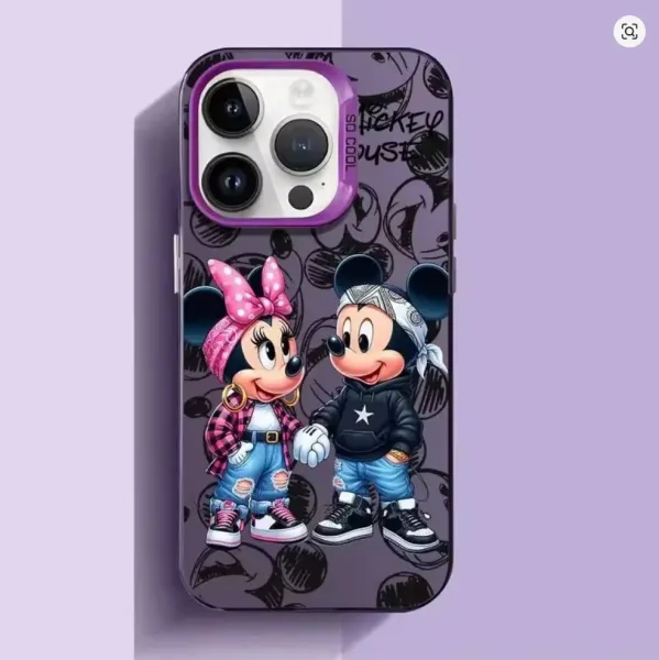 Design Disney Mickey and Minnie Streetwear Graphic Phone Case - 9