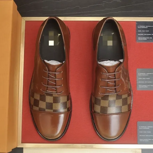 Louis Vuitton Oxford Shoes Brown Leather - 2