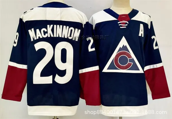 Design Colorado Avalanche Joe Sakic #19 White Away Jersey - 4