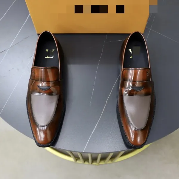 Louis Vuitton Damier Graphite Loafers Black - 7