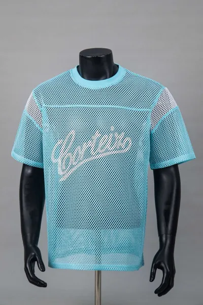Corteiz Mesh Jersey Yellow Black Tops - 18