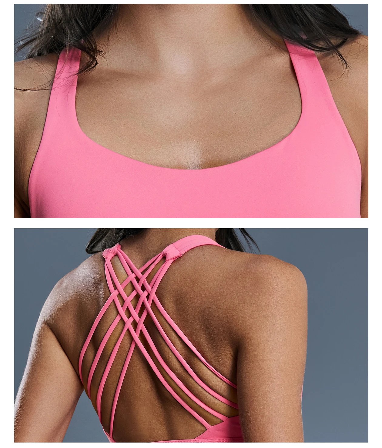 Design Crisscross Back Sports Bra Emerald Green Activewear - 15