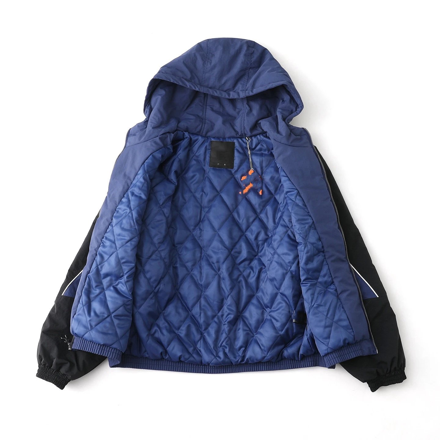 Design MA. SUF Windbreaker Black Jacket Outerwear.windbreaker - 8
