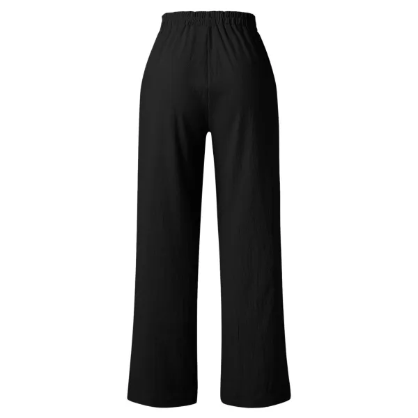 Design Wide-Leg Cropped Pants Red - 46