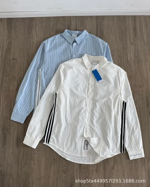 Thom Browne Striped Sleeve Shirt White - 3