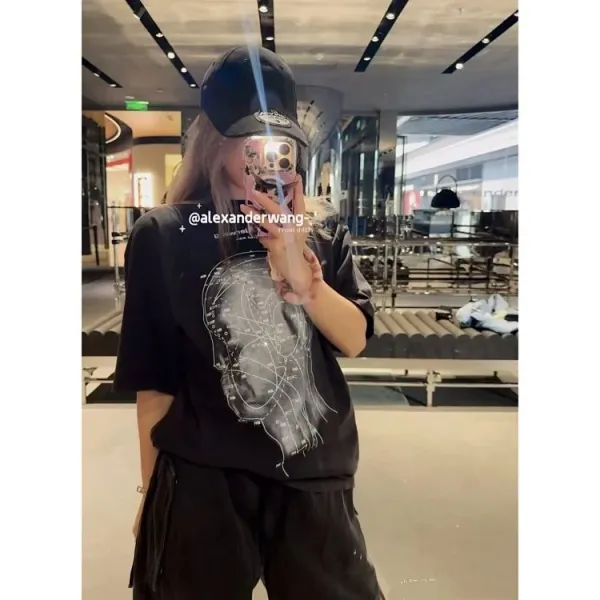 Off-White Human Head Blueprint T-Shirt Black - 12