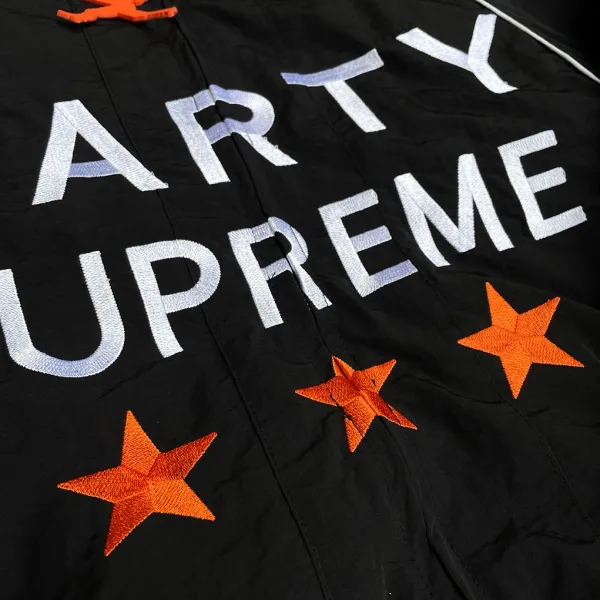 Marty x Supreme Windbreaker Jacket Navy / Black - 21