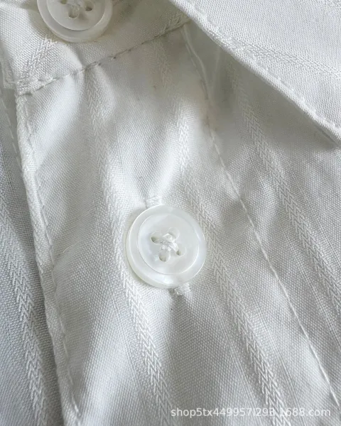 Thom Browne Striped Sleeve Shirt White - 12