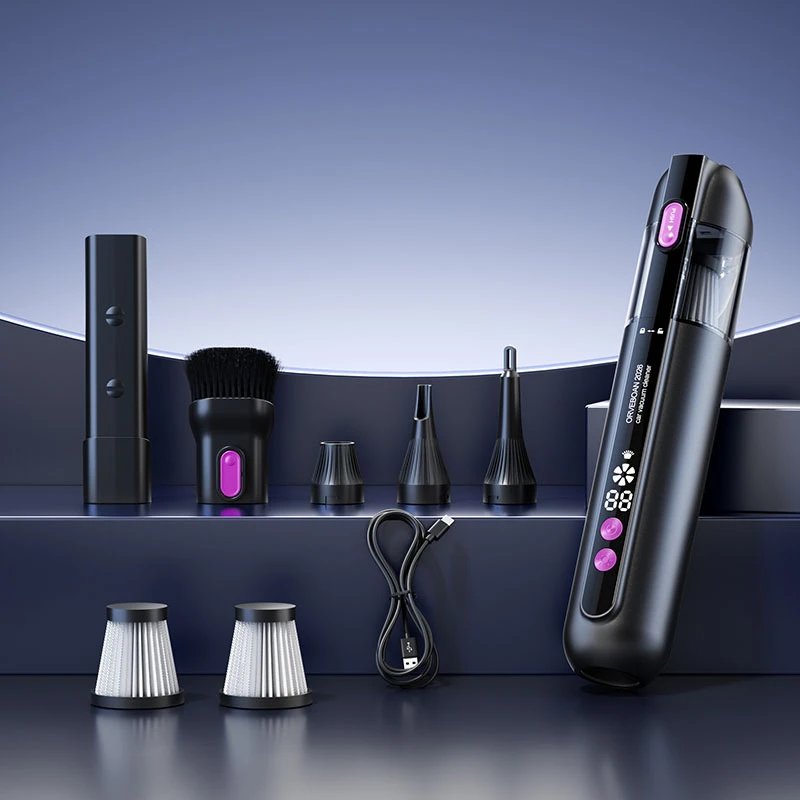 ORVIBO CHAN 2025 Black Portable Vacuum Cleaner