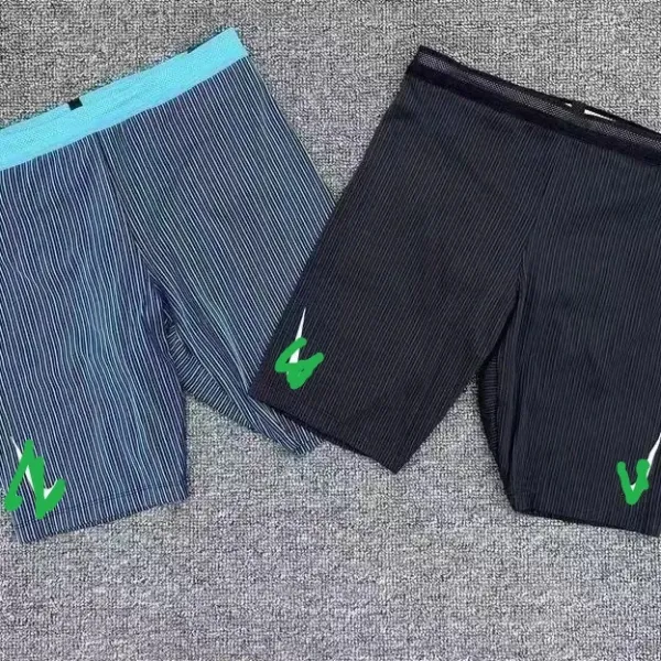 Nike Pro 365 Compression Shorts Black with Green Swoosh Activewear - 4