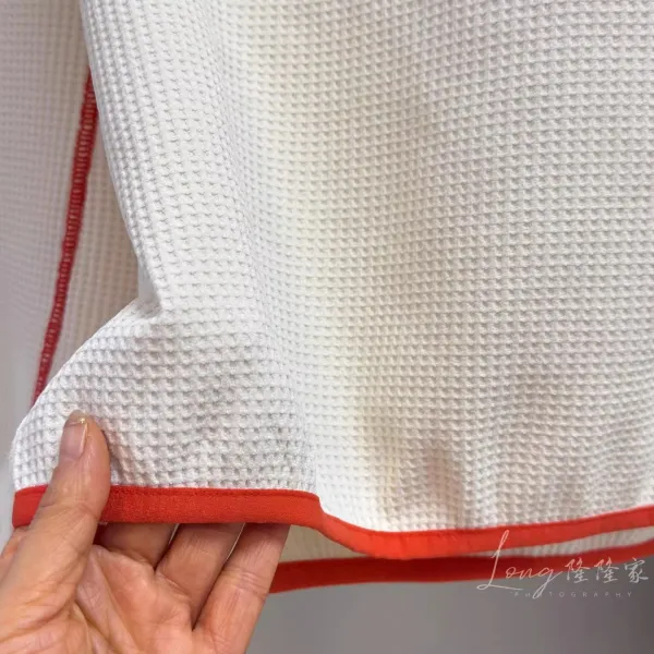 Design Waffle-Knit Base Layer Top Red - 21
